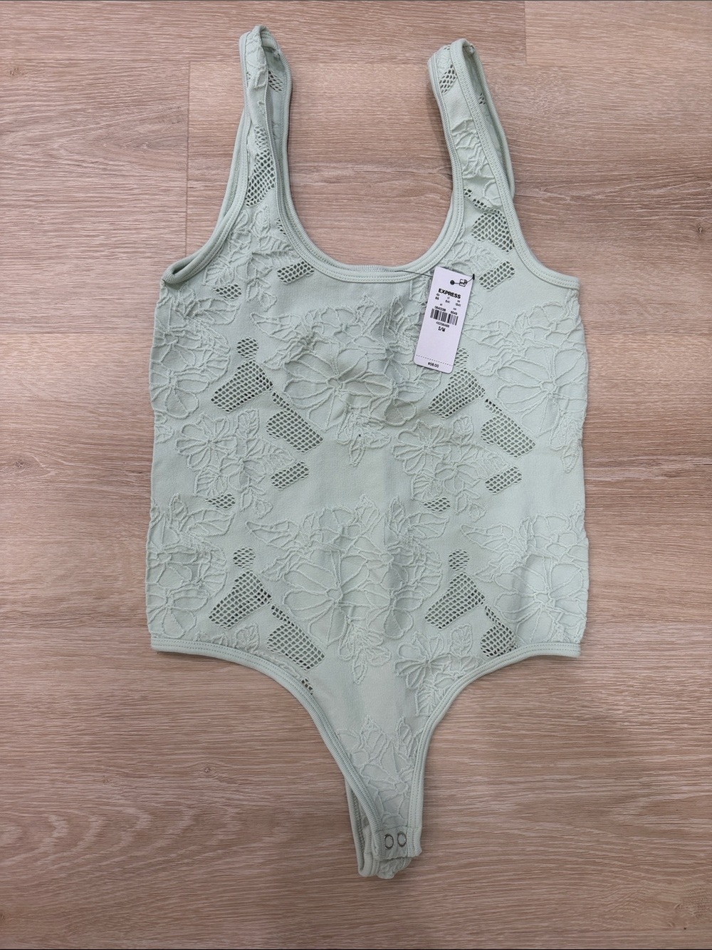 Express Floral Lace Bodysuit